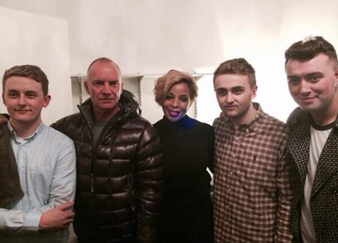 Disclosure, Sting, Mary J. Blige, and Sam Smith