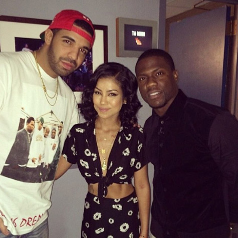 Drake, Jhené Aiko, and Kevin Hart