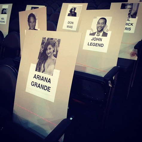Grammy Seating Chart 2014