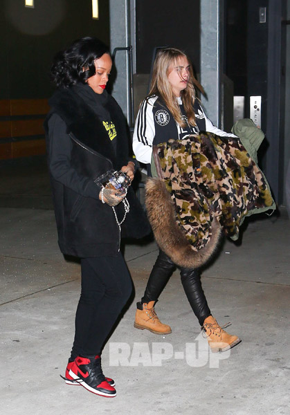 Rihanna and Cara Delevingne