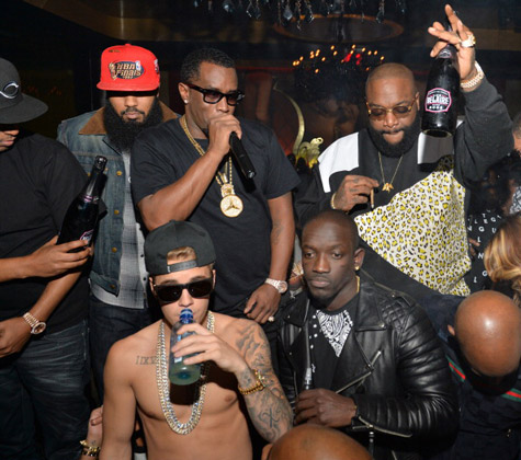Stalley, Justin Bieber, Diddy, and Rick Ross