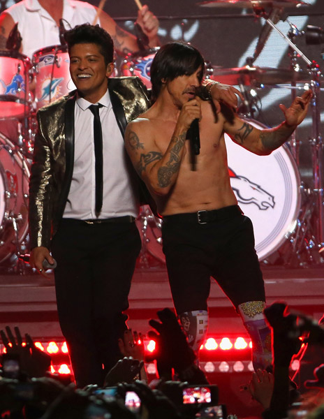 Bruno Mars and Anthony Kiedis