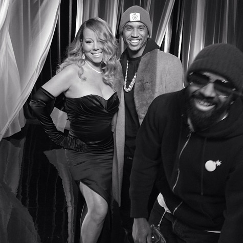 Mariah Carey, Trey Songz, and Jermaine Dupri
