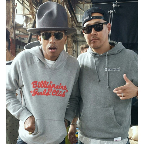 Pharrell and Ben Baller
