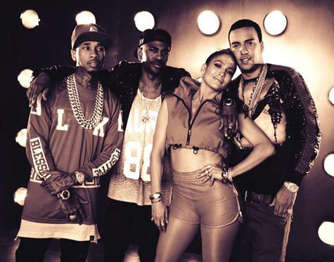 Tyga, Big Sean, J.Lo, and French Montana