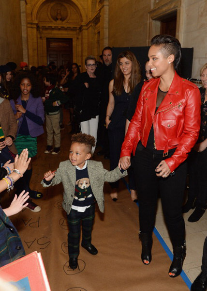 Swizz Beatz's son makes runway debut in Paris
