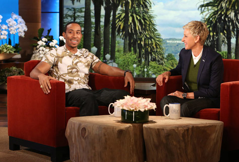 Ludacris and Ellen DeGeneres