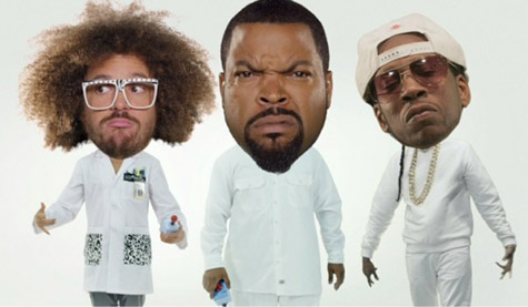 Redfoo, Ice Cube, and 2 Chainz
