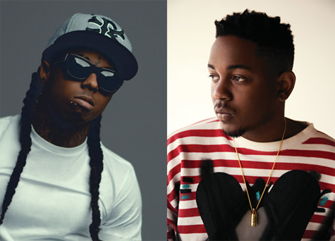 Lil Wayne and Kendrick Lamar