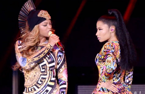 Beyoncé and Nicki Minaj
