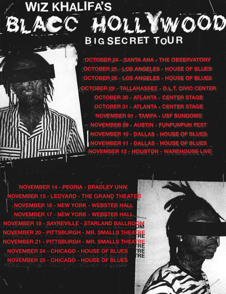 Blacc Hollywood Big Secret Tour