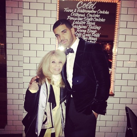 Drake and his mother