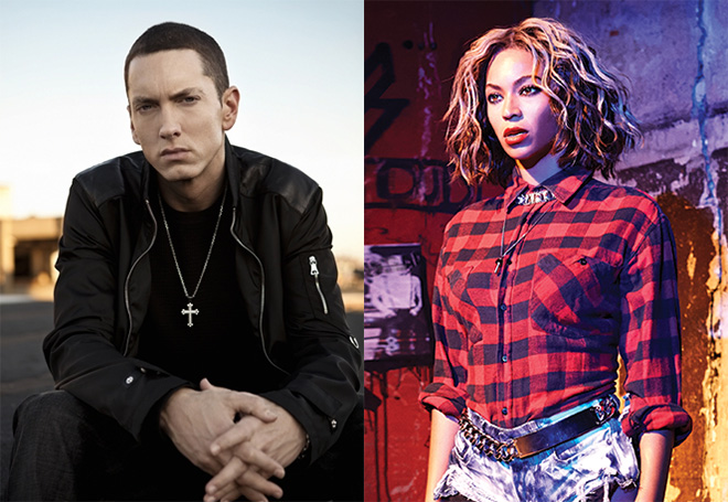 Eminem and Beyoncé