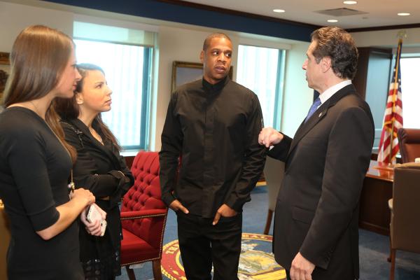 Jay Z and Governor Cuomo
