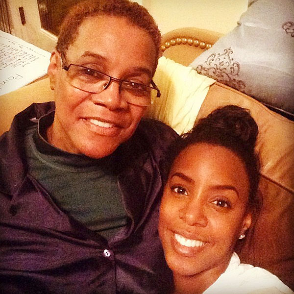 Kelly Rowland and mother