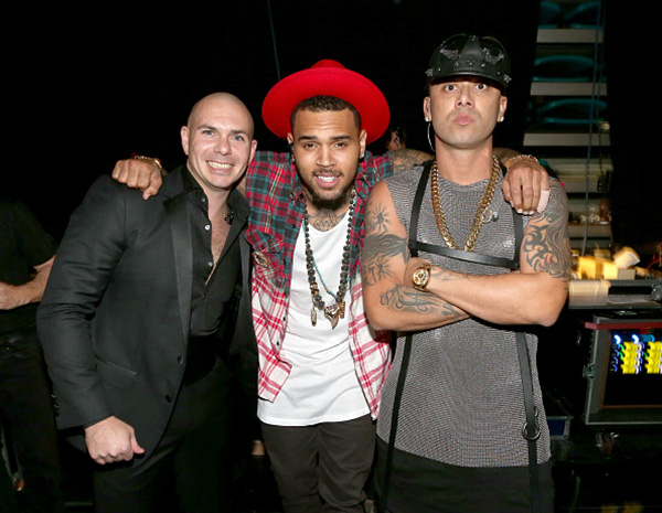 Pitbull, Chris Brown, and Wisin