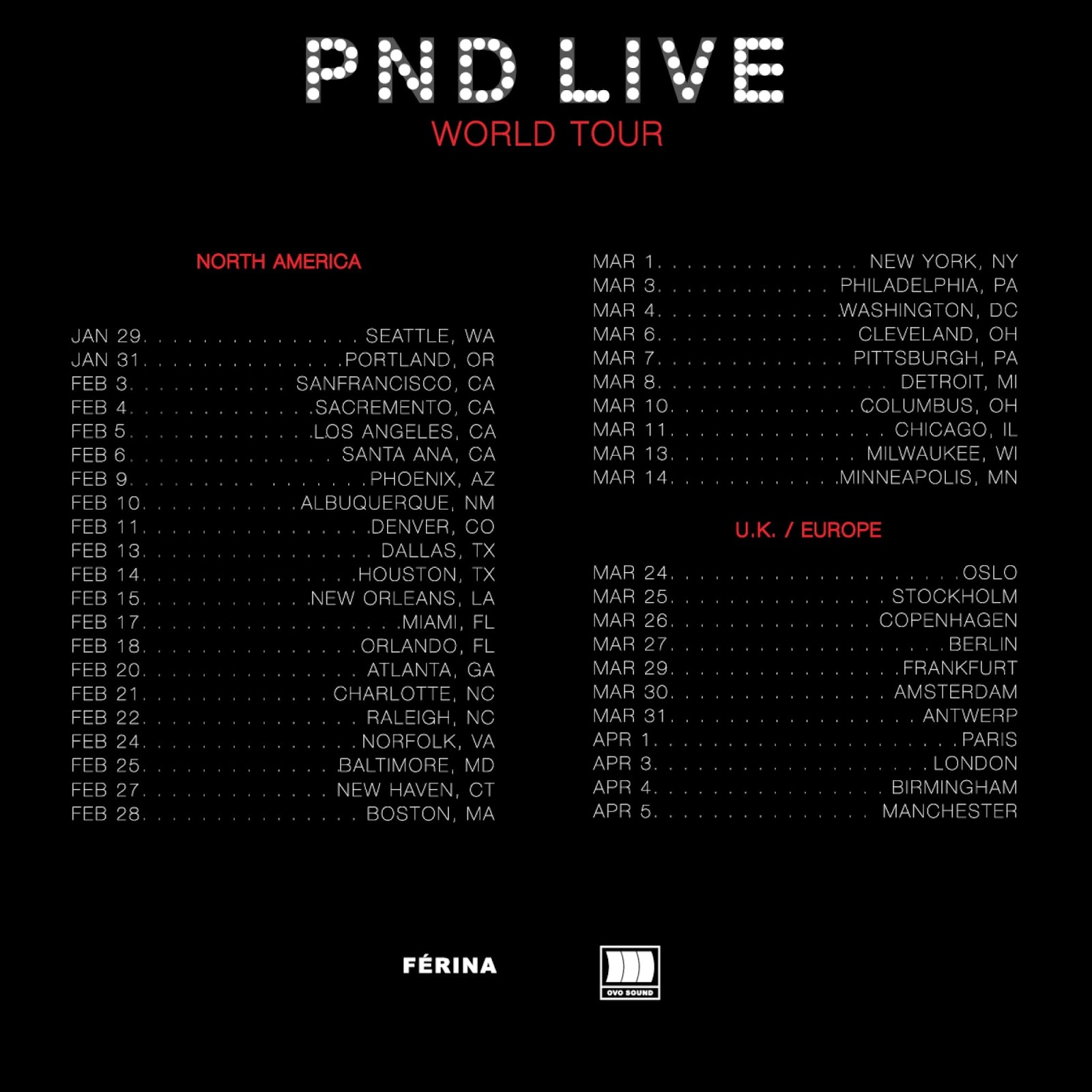 PND Live World Tour