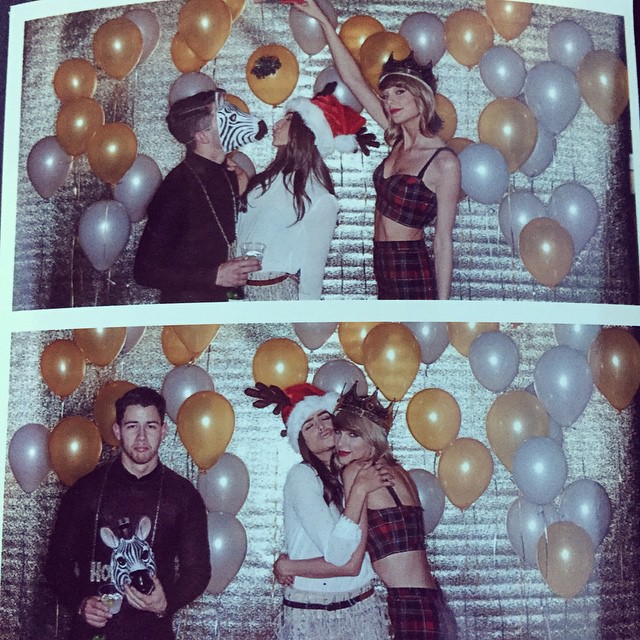 Nick Jonas, Olivia Culpo, and Taylor Swift