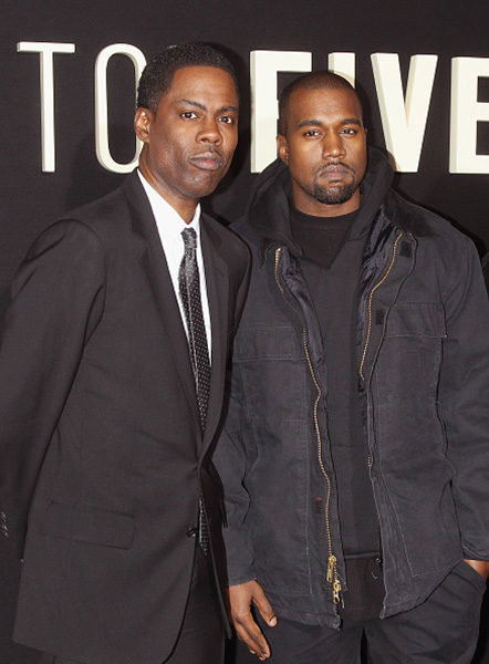 Chris Rock and Kanye West