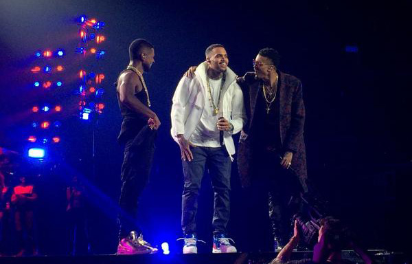 Usher, Chris Brown, and August Alsina
