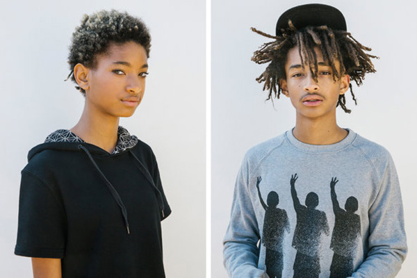 Willow and Jaden Smith