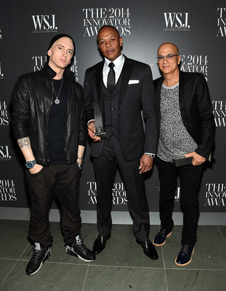 Eminem, Dr. Dre, and Jimmy Iovine