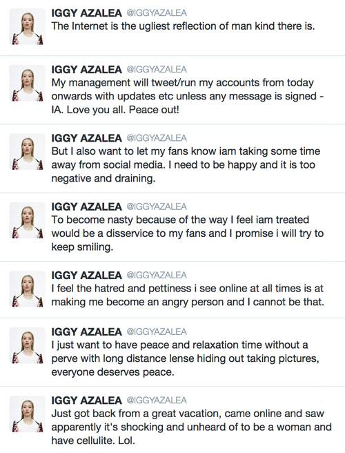 Iggy Azalea Tweets
