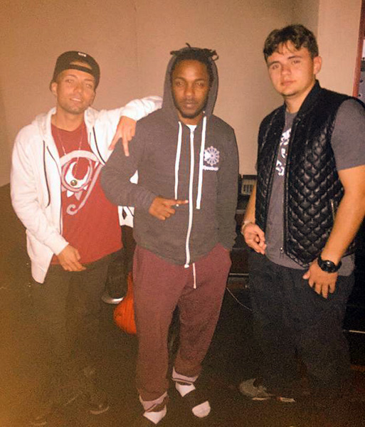 Omer Bhatti, Kendrick Lamar, and Prince Jackson
