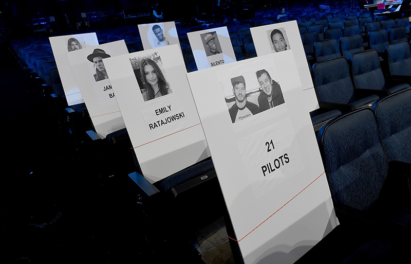 2015 VMA Seating Chart