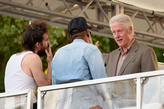Alex Ebert, Jay Z, and Bill Clinton