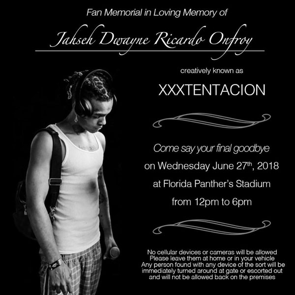 XXXTentacion Fan Memorial