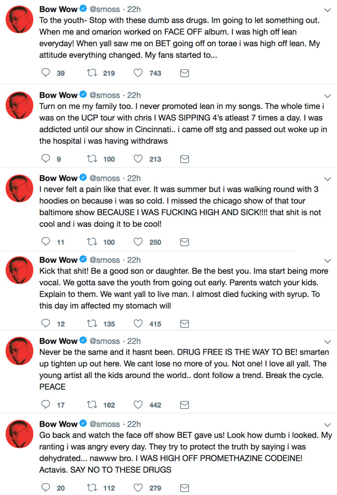 Bow Wow Tweets