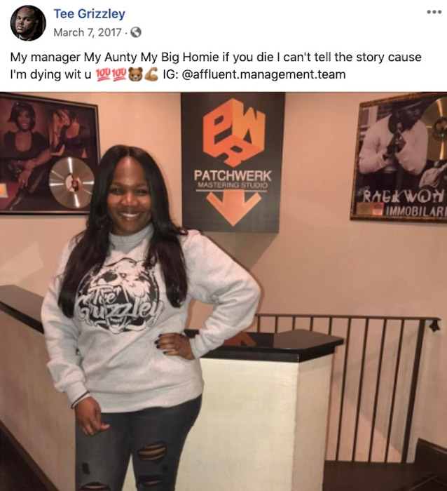 Tee Grizzley Aunt