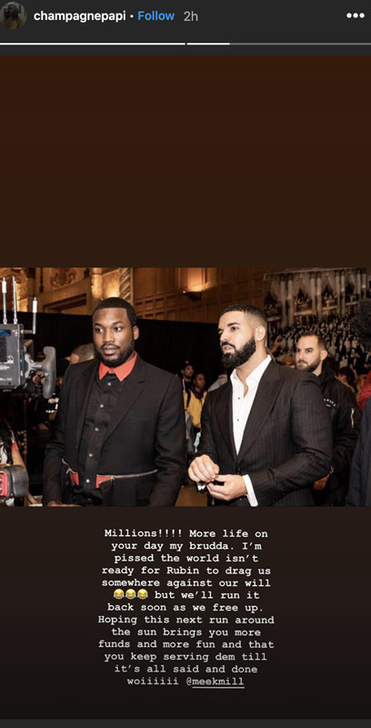 Drake and Meek Mill IG