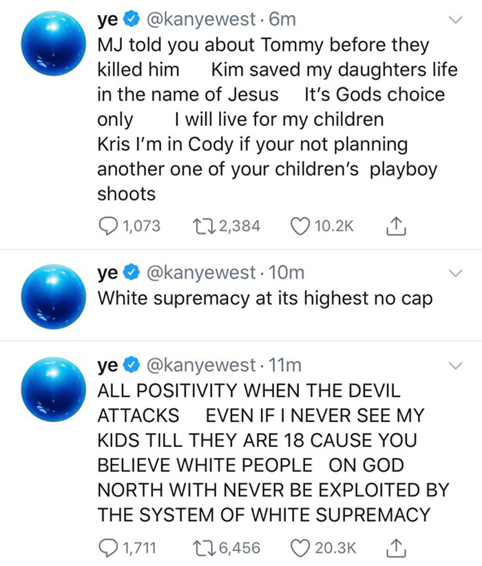 Kanye West Tweets
