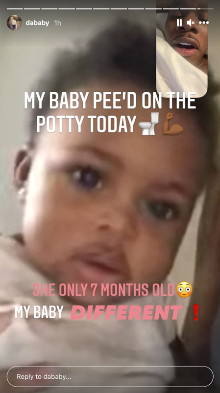 DaBaby Daughter IG