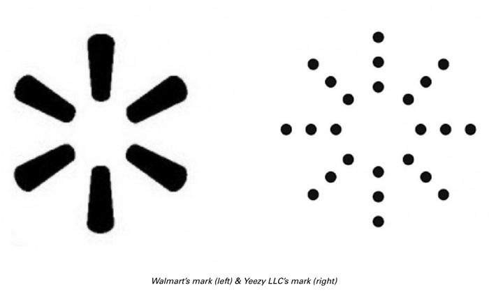 Walmart and Yeezy Logos
