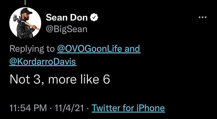 Big Sean Tweet