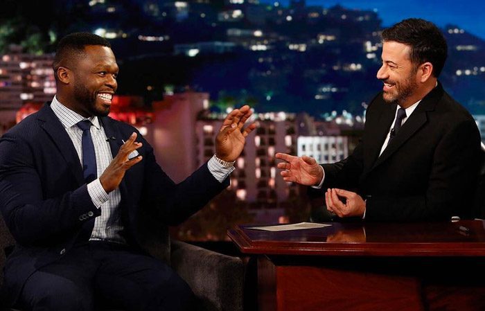 50 Cent and Jimmy Kimmel