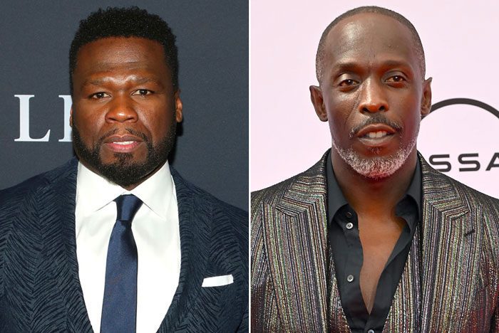 50 Cent and Michael K. Williams