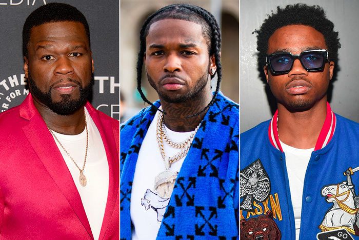 50 Cent, Pop Smoke, and Roddy Ricch