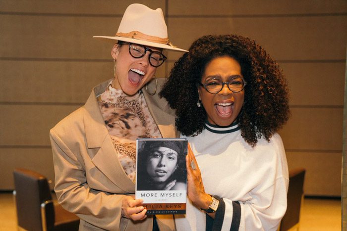 Alicia Keys and Oprah