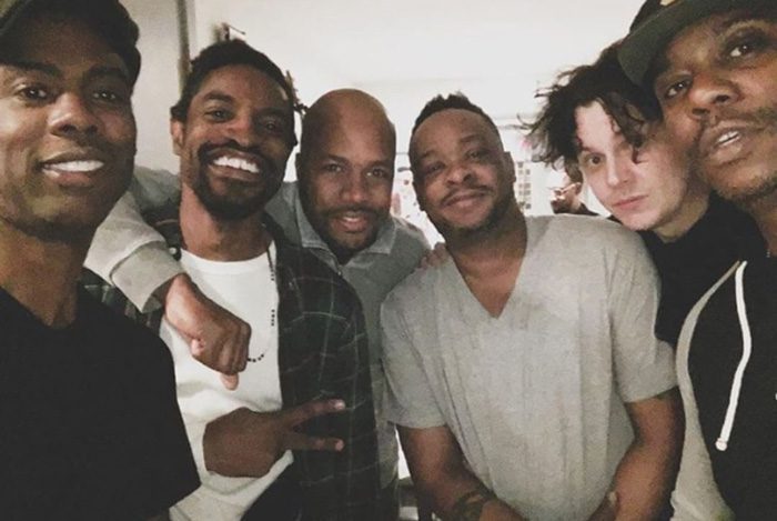 Chris Rock, André 3000, D-Nice, Jarobi, Jack White, and Dave Chappelle