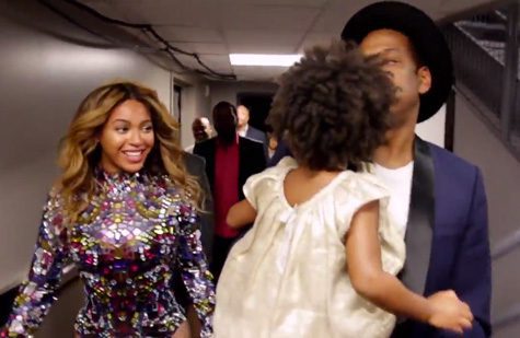 Beyoncé, Blue Ivy, and Jay Z