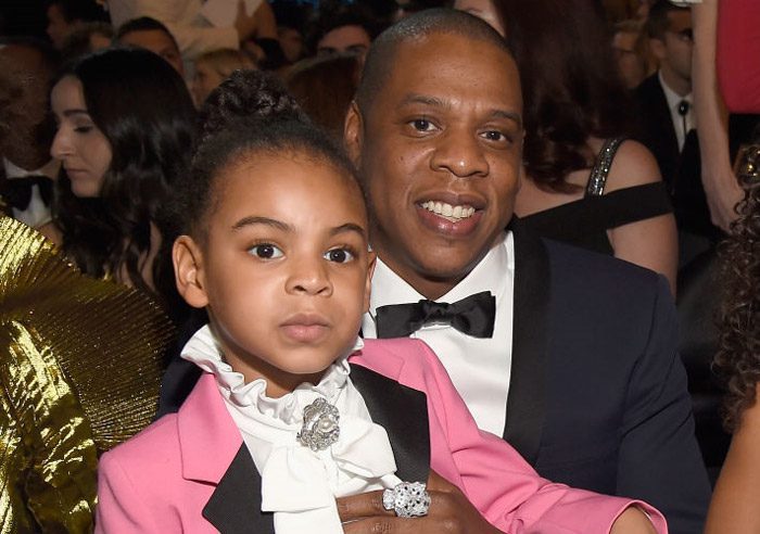 Blue Ivy Carter and JAY-Z