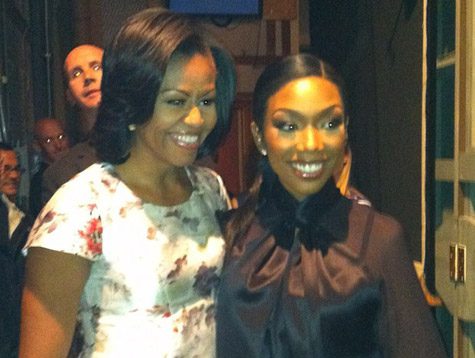 Michelle Obama and Brandy