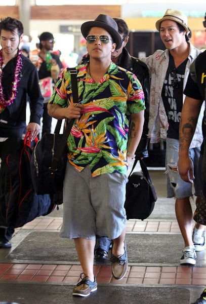 Bruno Mars Goes Home For The Holidays