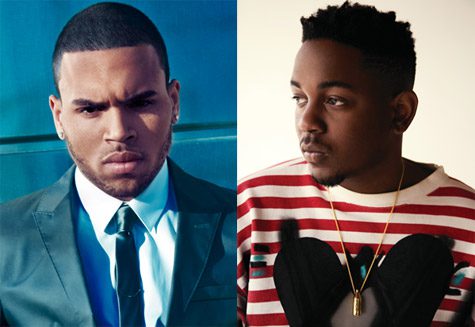 Chris Brown and Kendrick Lamar
