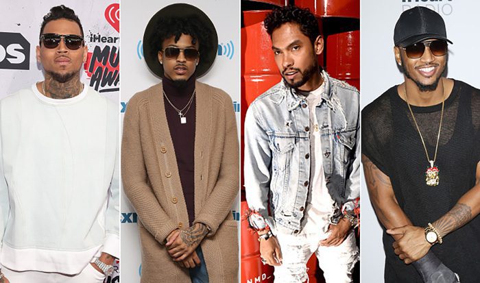 Chris Brown, August Alsina, Miguel, and Trey Songz