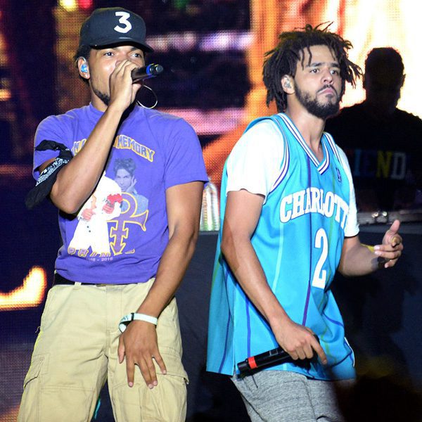 Chance the Rapper and J. Cole